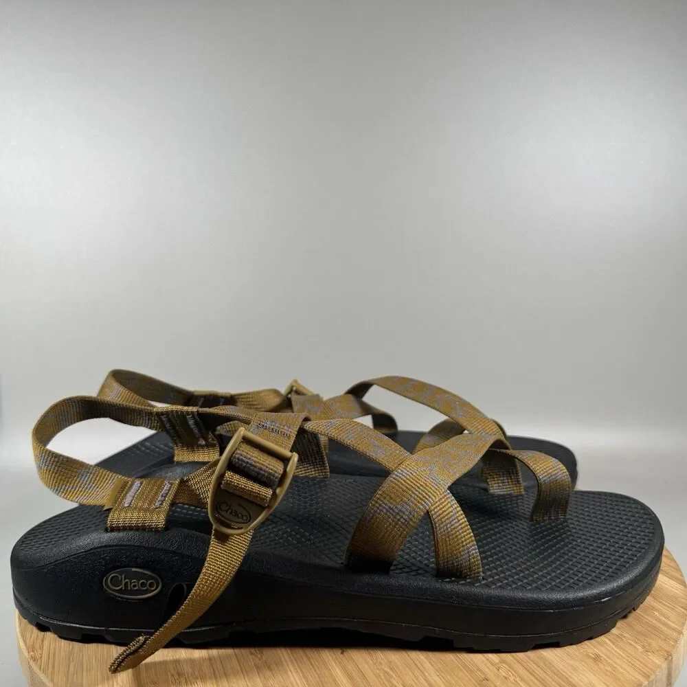 Chaco Z Cloud 2 Mens 13 Strappy Sport Water Sandals‎ Black Brown NEW